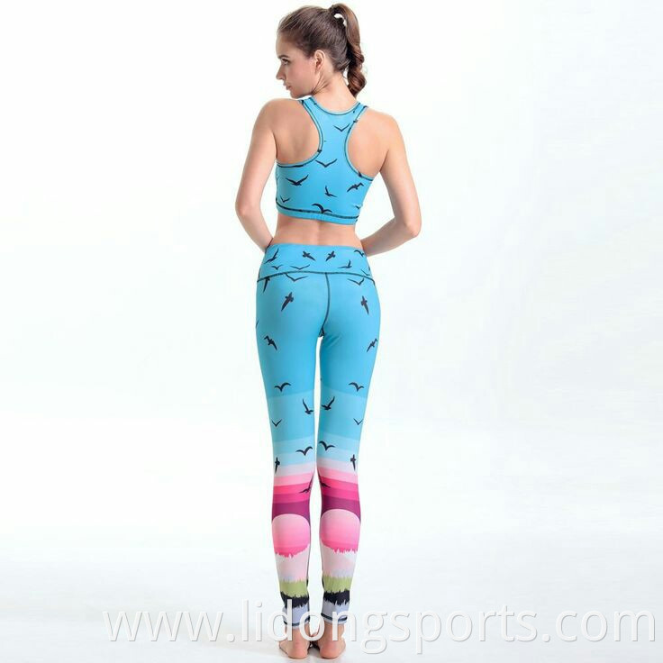 Colorful Yoga Pants with Sublimation Printings